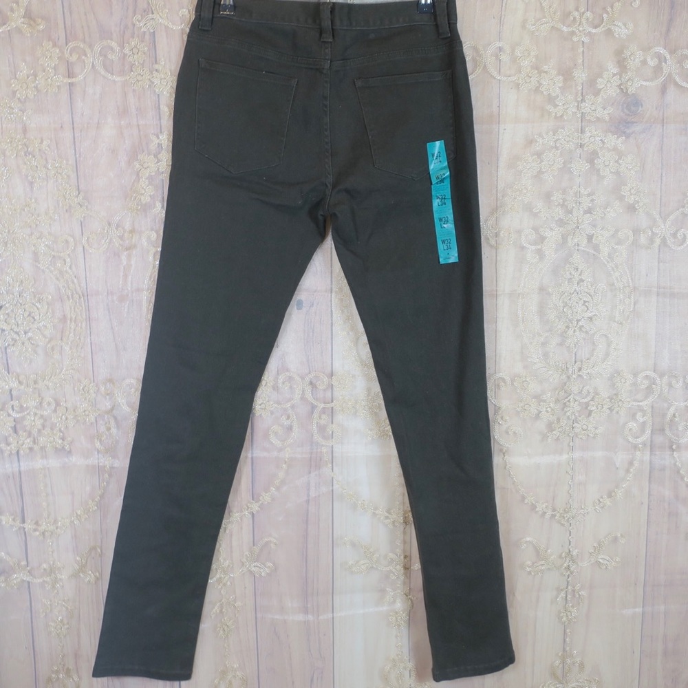 PRIMARK | New Olive Green Skinny Jeans 32x34